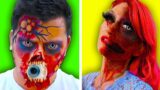 HOW TO SNEAK INTO A HALLOWEEN | CRAZY MAKEUP TUTORIALS & DIY COSTUME IDEAS BY CRAFTY HACKS PLUS
