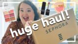 HUGE UK SEPHORA HAUL! | make up and beauty unboxing | gucci, tarte, ilia & more! | 2022