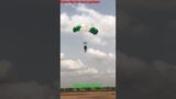 Happy Independent Nigeria@62, Nigerian Airforce paratrooper in action.