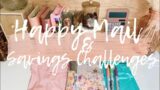 Happy Mail and Saving Challenges $170 || First time stuffing challenges