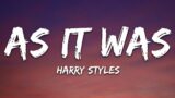 Harry Styles – As It Was (Lyrics)