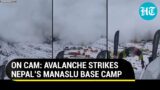 Horrific avalanche hits Nepal's Manaslu base camp destroying tents | Watch