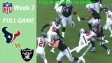 Houston Texans vs Las Vegas Raiders 10/23/2022 FULL GAME Week 7 | NFL Highlights Today HD