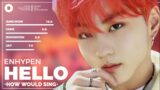 How Would ENHYPEN Sing HELLO By TREASURE | Line Distribution