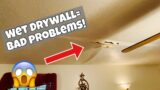 How to Repair Sagging Drywall on your ceiling! MAJOR Drywall Failures!