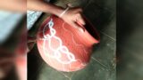 How to easily paint/decorate terracotta pots for a festival.
