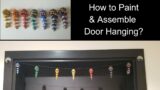 How to paint and assemble terracotta door hanging – Home Decor | #jhumka #terracottajewellery
