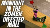 Hunting each other Inside a Zombie Infested Mall in Project Zomboid