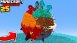 I Built a Planet in Minecraft Hardcore