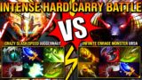 INTENSE HARD CARRY BATTLE | Crazy Slash Speed Juggernaut VS. Infinite Enrage Monster URSA DotA 2