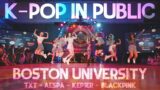 [KPOP IN PUBLIC] BOSTON UNIVERSITY MOONLIGHT BALL PERFORMANCE (TXT,AESPA,KEP1ER,BLACKPINK) I BU miXx