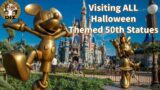 LIVE: Magic Kingdom Visiting ALL the Halloween Themed 50th Statues | Disney World 2022
