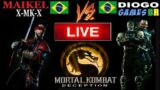LIVE Maikel vs Diogo Games BR MK Deception Online