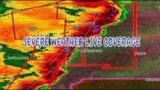 LIVE SEVERE WEATHER IS UNDERWAY NOW #tornado #wind #hail #jeffy #sml #monster
