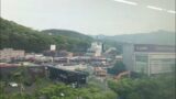 Landscape scenery from 10 story height urban monorail #shorts