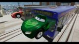 Lightning Mcqueen vs Bus Death in Beamng.Drive || Beamng Car