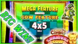 MOOOO!!! BIG WIN BONUS 1ST TIME PLAYING! Coin Combo Carnival Cow Slot! 100X EPIC BONUS!