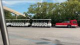 Magic Kingdom Tram Ride 2022 From Monorail Transportation and Ticket Center to Parking Lot HD