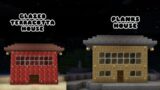 Making a GLAZED TERRACOTTA HOUSE and PLANKS HOUSE – Time Lapse