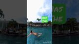 Marina Bay Sands 57th floor infinity pool #travel  #marinabay #shorts #youtube