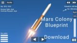 Mars Colony Blueprint download (Bp edit)#spaceflightsimulator