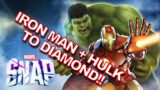 Marvel Snap – Diamond Promotion Game – Iron Man and Hulk Deck