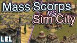 Mass Scorps vs Sim City (Low Elo Legends)