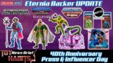 Masters of the Universe 40th Anniversary Press & Influencer Reveals + Eternia Funding Backer Update