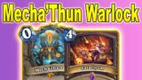 Mecha'thun Warlock Is The Best OTK Deck Ever In Wild Castle Nathria Mini-Set | Hearthstone