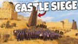 Medieval Army Sieges an Insane NEW Castle Walls Defense…