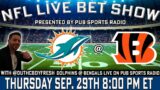 Miami Dolphins vs Cincinnati Bengals LIVE Bet Stream | NFL Football Week 4 l