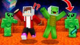 Mikey & JJ Surviving on the MARS in Minecraft challenge (Maizen Mazien Mizen)