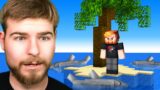 Minecraft But I'm TRAPPED On A Deserted Island!