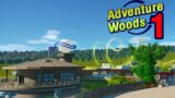 Modern Entrance AND an Intamin Steel Coaster! Adventure Woods Ep. 1 | Planet Coaster