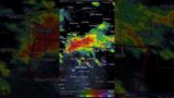 Monster Hook Tornado Warned Storm #littlerock #arkansas #tornadooutbreak #tornado 4-11-2022