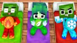 Monster School : Baby Zombie x Squid Game Doll Hot and Cold Battle  –  Minecraft Animation
