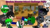 Monster School react to Random Monster School Challenge Video