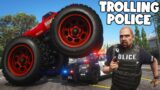 Monster Truck Trolls Cops in GTA 5 RP..