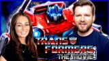 My wife and I watch THE TRANSFORMERS MOVIE (1986) for the FIRST time