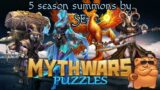 MythWars puzzles. Summons 5 season