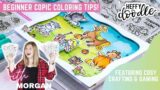 NEW Beginner Copic Coloring Tips: Mix Crafting & Cosy Gaming to Create the Cutest Card