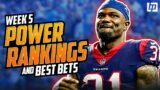 NFL Week 5 Power Rankings, Market Movement and BEST BETS (BettingPros)