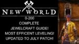 New World 0-200 Complete Jewelcrafting Leveling Guide, Level Fast, Efficiently,  Master The Trade!