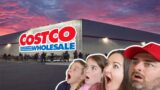 New Zealand Family Go to COSTCO For The First Time (TRYING EVERYTHING AT THE FOOD COURT!!!)