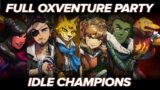 OXVENTURE in D&D Game Idle Champions! All the Oxventure Characters Together at Last