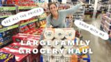 Once-A-Month GROCERY HAUL OCTOBER for our LARGE FAMILY || First Fall grocery haul + 4 STORES