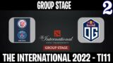 PSG.LGD vs OG Game 2 | Bo2 | Group Stage The International 2022 TI11 | Spotnet Dota 2
