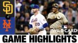 Padres vs. Mets Wild Card Game 3 Highlights (10/9/22) | MLB Postseason Highlights