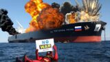 Putin Bankrupt! Oil Ship For Sale Destroyed by Ukrainian Air Strike