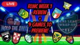#RLWC 2022 ‘WEEK 1’ RECAP + 9 GAME PREVIEW!! | Ft Ingers RL Wrap-Up || 2022